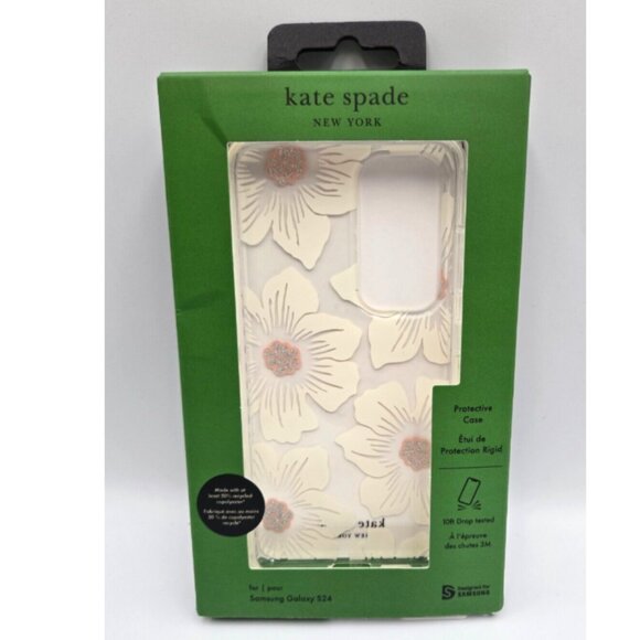 kate spade new york Samsung Galaxy S24 Case | Hollyhock Cream | NIB - Picture 6 of 7